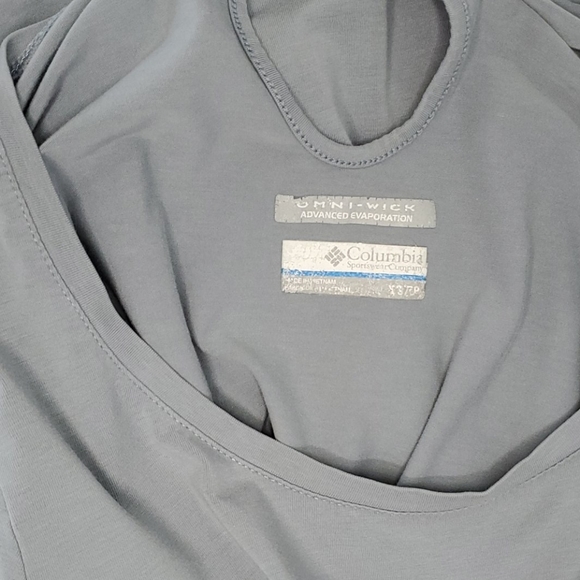 Columbia Omni Wick Gray Long Sleeve T-shirt - Picture 8 of 8